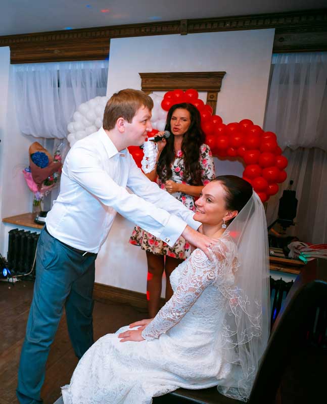 Марина Романцова - ведущая свадьбы Вероники и Павла